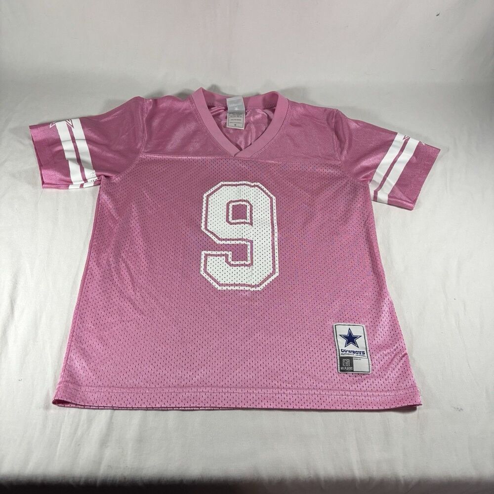 Dallas Cowboys Women’s Pink #9 Romo Jersey M